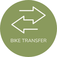 Bike transfers are included in this Hidden Tracks Cycling Gravel adventure.