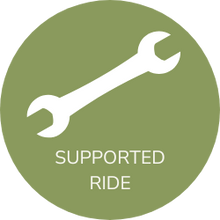 Icon confirming that this Hidden Tracks Gravel ride is supported with a mechcanic