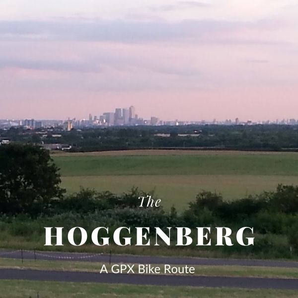 View of Canary Wharf from Hog Hill, aka Redbridge Cycling Centre.