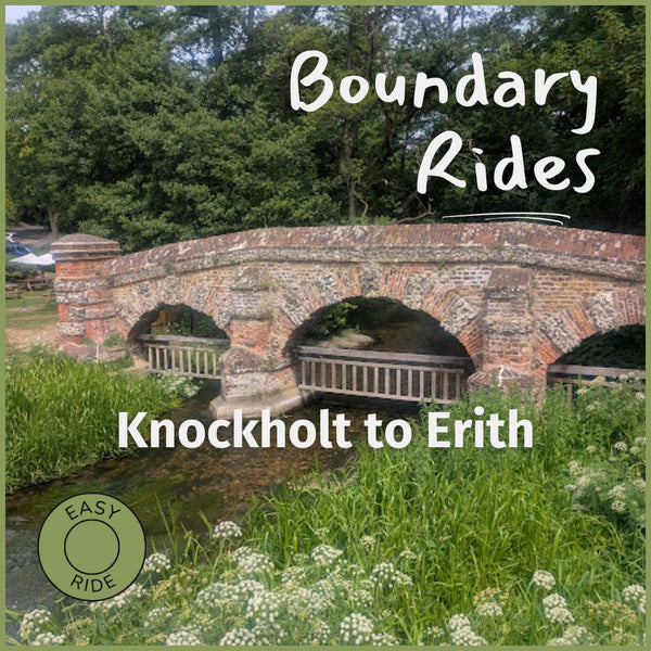 Farningham medieval bridge over the River Darenth on the Boundary Ride 9 gravel route from Knockholt to Erith, London