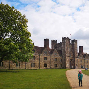 Magnificent Jacobean house in Sevenoaks as seen on Hidden Tracks Cycling's Sunday gravel bike ride through Kent 