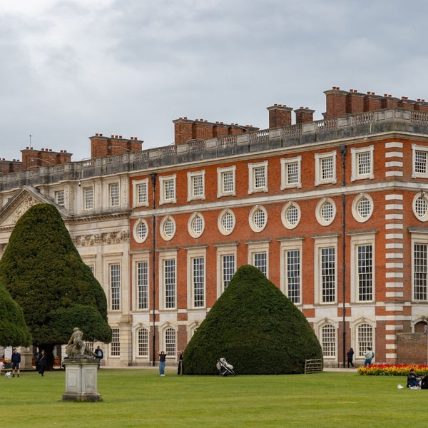 Hampton Court Palace Wren baroque facade on the River and Palaces route