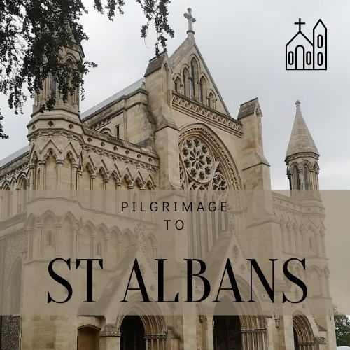 St Albans Cathedral, the end point of Hidden racks Cycling’s Pilgrimage to St Albans Gravel bike route