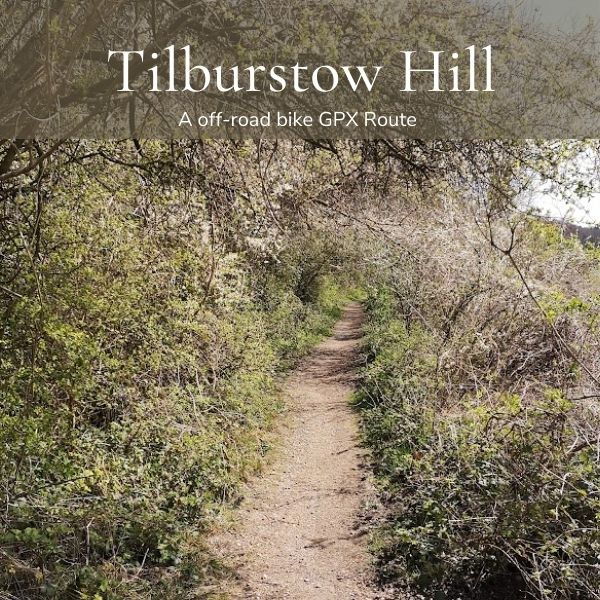 Gravel bike route from London over Tilburstow Hill, Surrey.