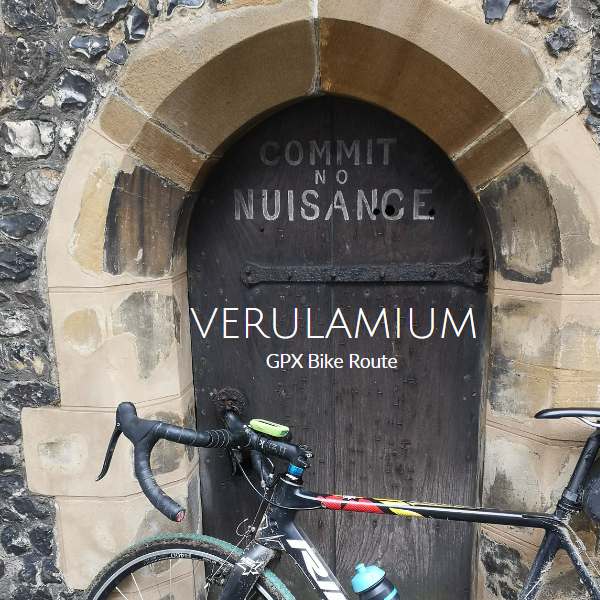 Gravel bike route from London to Verulamium, the Roman city beneath modern St Albans.